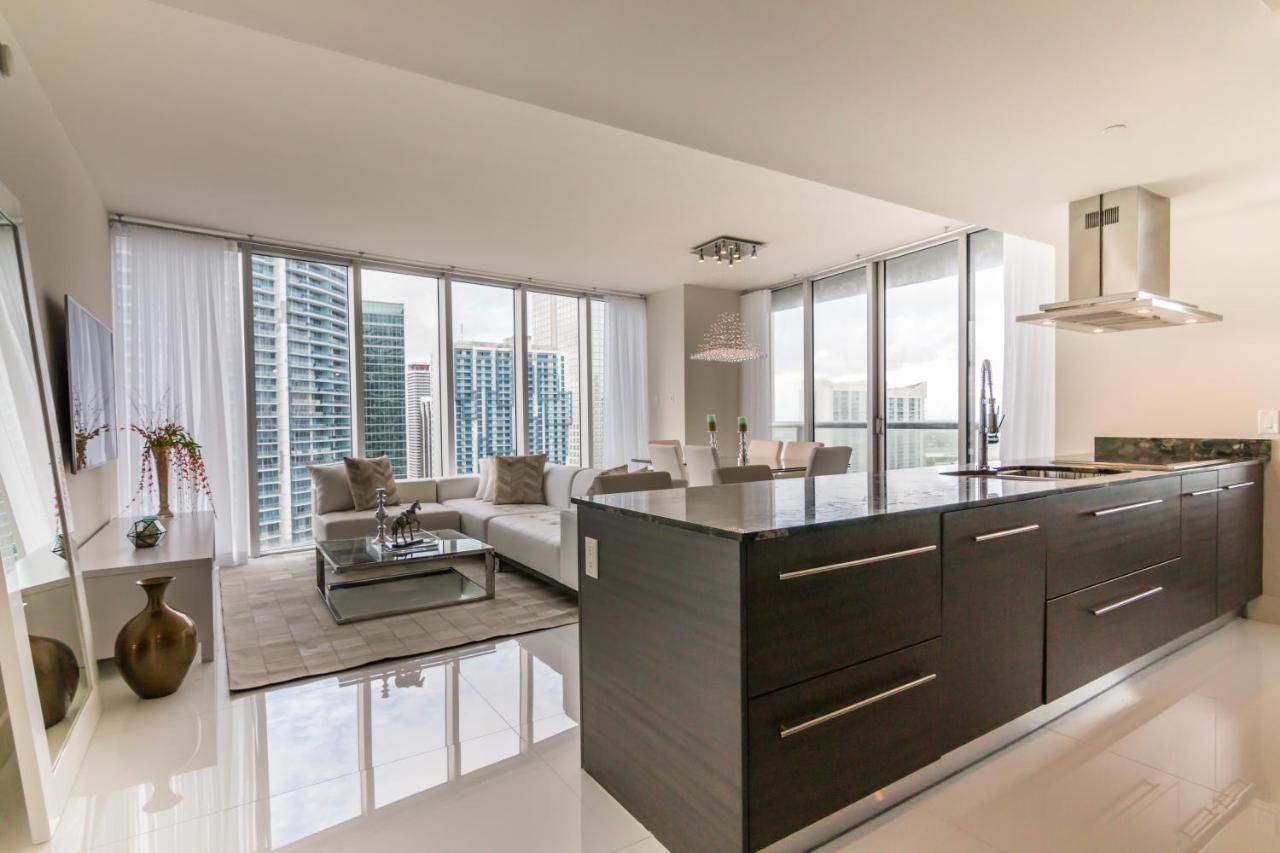 Luxury 5-Star Condo @37Th Floor In Icon Brickell 2B/2B 마이애미 외부 사진