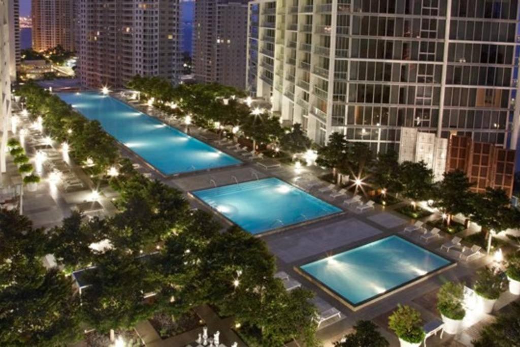 Luxury 5-Star Condo @37Th Floor In Icon Brickell 2B/2B 마이애미 외부 사진
